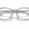 Ray-Ban RX7093D 8012 - Transparent Grey eyeglasses angle view