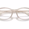 Ray-Ban RX7093D 8271 - Transparent Light Brown eyeglasses angle view