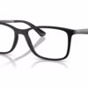 Ray-Ban RX7133L 5826 - Matte Black eyeglasses angle view