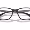 Ray-Ban RX7133L 5826 - Matte Black eyeglasses angle view