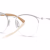 Ray-Ban RX7553 3216 - Silver eyeglasses angle view