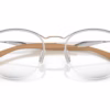 Ray-Ban RX7553 3216 - Silver eyeglasses angle view