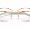 Ray-Ban RX7553 3217 - Rose Gold eyeglasses angle view