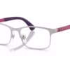 Ray-Ban RY1061 4101 - Matte Silver On Silver eyeglasses angle view