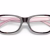 Ray-Ban RY1555F 3580 - Havana On Opal Pink eyeglasses angle view