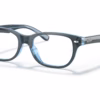 Ray-Ban RY1555F 3667 - Blue On Blue Fluo eyeglasses angle view