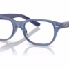 Ray-Ban RY1555F 3977 - Transparent Blue eyeglasses angle view