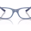 Ray-Ban RY1555F 3977 - Transparent Blue eyeglasses front view