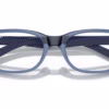 Ray-Ban RY1555F 3977 - Transparent Blue eyeglasses angle view