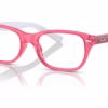 Ray-Ban RY1555F 3978 - Transparent Pink eyeglasses angle view