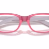 Ray-Ban RY1555F 3978 - Transparent Pink eyeglasses angle view