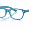 Ray-Ban RY1555F 3996 - Transparent Blue & Green eyeglasses angle view