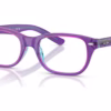 Ray-Ban RY1555F 3997 - Transparent Violet & Light Blue eyeglasses angle view