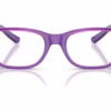 Ray-Ban RY1555F 3997 - Transparent Violet & Light Blue eyeglasses front view