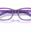 Ray-Ban RY1555F 3997 - Transparent Violet & Light Blue eyeglasses angle view
