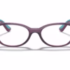 Ray-Ban RY1586 3776 - Transparent Violet eyeglasses front view