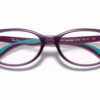 Ray-Ban RY1586 3776 - Transparent Violet eyeglasses angle view