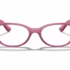 Ray-Ban RY1586 3777 - Transparent Red eyeglasses front view