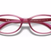 Ray-Ban RY1586 3777 - Transparent Red eyeglasses angle view