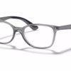 Ray-Ban RY1586 3830 - Transparent Grey eyeglasses angle view