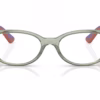 Ray-Ban RY1586 3922 - Transparent Green eyeglasses front view