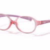 Ray-Ban RY1587 3767 - Transparent Light Red eyeglasses angle view