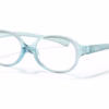 Ray-Ban RY1587 3769 - Transparent Light Blue eyeglasses angle view