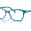 Ray-Ban RY1591 3996 - Transparent Blue & Green eyeglasses angle view