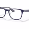 Ray-Ban RY1592 3853 - Blue On Transparent eyeglasses angle view