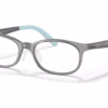 Ray-Ban RY1613D 3908 - Transparent Grey eyeglasses angle view