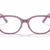 Ray-Ban RY1614D 3909 - Transparent Purple eyeglasses front view