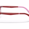Ray-Ban RY1617D 3777 - Dark Transparent Pink eyeglasses side view