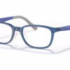 Ray-Ban RY1617D 3914 - Transparent Blue eyeglasses angle view