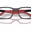 Ray-Ban RY1621F 3928 - Black On Red eyeglasses angle view