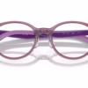 Ray-Ban RY1625D 3909 - Transparent Purple eyeglasses angle view