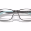 Ray-Ban RY1626D 3908 - Transparent Grey eyeglasses angle view