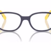 Ray-Ban RY1632F 3937 - Dark Blue On Yellow eyeglasses front view