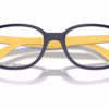 Ray-Ban RY1632F 3937 - Dark Blue On Yellow eyeglasses angle view