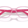 Ray-Ban RY1632F 3976 - Transparent Pink eyeglasses angle view