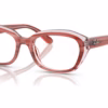 Ray-Ban RY1636 3988 - Striped Pink On Transparent Pink eyeglasses angle view