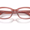 Ray-Ban RY1636 3988 - Striped Pink On Transparent Pink eyeglasses angle view