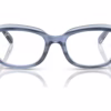 Ray-Ban RY1636 3991 - Striped Blue On Transparent Blue eyeglasses front view