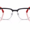 Ray-Ban RY1641 3928 - Black On Silver eyeglasses front view