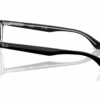 Ray-Ban RY1642 3529 - Black On Transparent eyeglasses side view