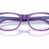 Ray-Ban RY1642 3997 - Transparent Violet & Light Blue eyeglasses angle view