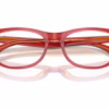 Ray-Ban RY1642 3998 - Transparent Red & Yellow eyeglasses angle view
