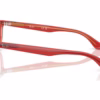 Ray-Ban RY1642 3998 - Transparent Red & Yellow eyeglasses side view