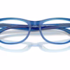 Ray-Ban RY1642 3999 - Transparent Blue & Grey eyeglasses angle view