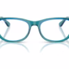 Ray-Ban RY1642F 3996 - Transparent Blue & Green eyeglasses front view