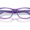 Ray-Ban RY1642F 3997 - Transparent Violet & Light Blue eyeglasses angle view